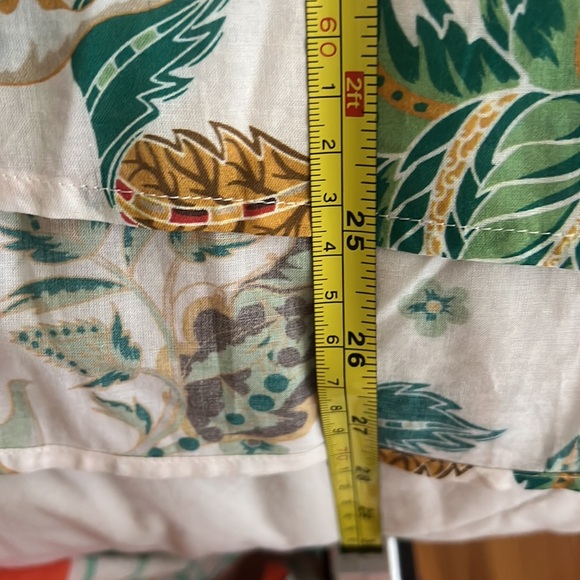 Antonio Melani x The Nat Note Ivy Paisley Floral Print Voile Blouse MEDIUM - Picture 8 of 16